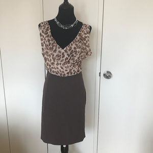NY&Co Brown Dress with Stretch - NWT